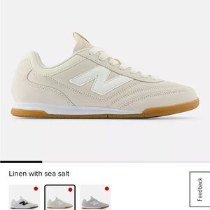 New Balance Suede Sneakers with Gum Sole